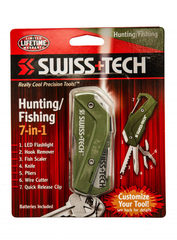 Набор инструментов Swiss+Tech для охоты\рыбалки Modular Tool System-Hunting/Fishing, зеленый