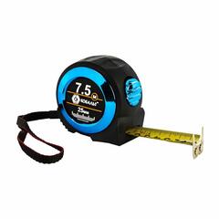 Рулетка КОБАЛЬТ Экстра 7.5м x 25мм металлический корпус, толщина ленты 0,13 мм, автостоп, магнит, 2 стор. шкала (906-913)