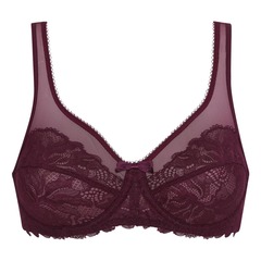 Бюстгальтер с закрытыми мягкими чашками из кружева на косточках DIM 08H4