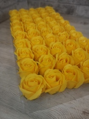Мыльная роза Медово-желтая 6см. 1шт.
