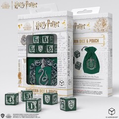 Набор кубиков с мешочком для хранения Harry Potter. Slytherin Dice&Pouch