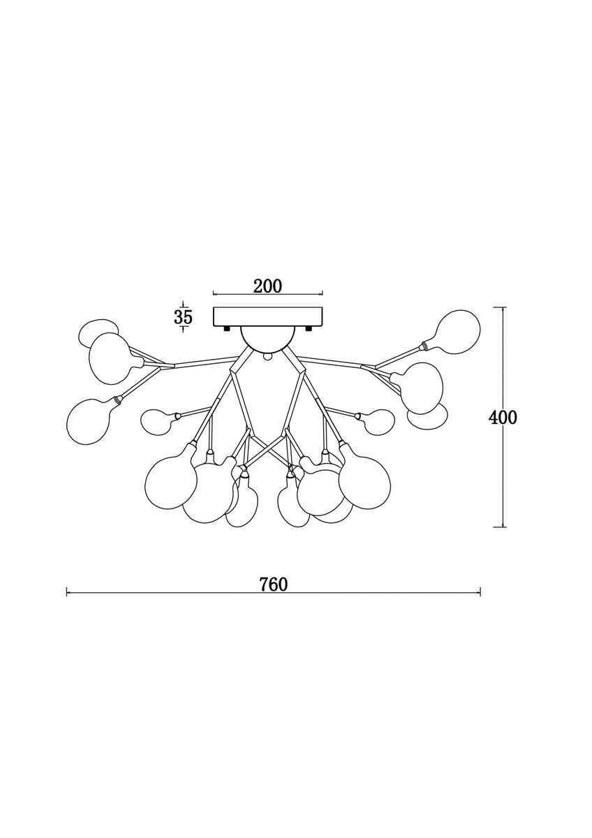 Потолочная люстра Freya Florencia FR5049CL-27W2