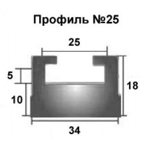 Склиза черная SPI 627-56-80 профиль: 25 (142 см) Yamaha VK540 III/IV, VK PRO, RS VIKING