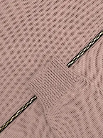 Толстовка на замке из мягкой шерсти