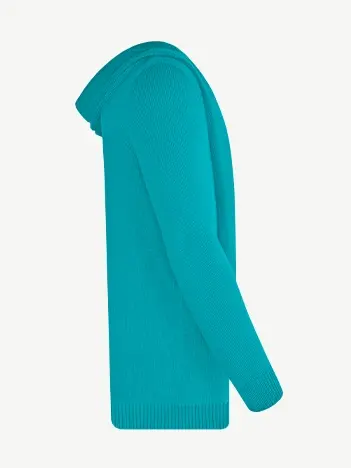 Кардиган с капюшоном из шелка