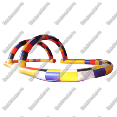 Надувная трасса "Овальная 2", 8*8*2,5 м