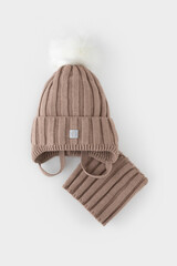 комплект  для девочки  КВ 22017/ш/бархатный беж