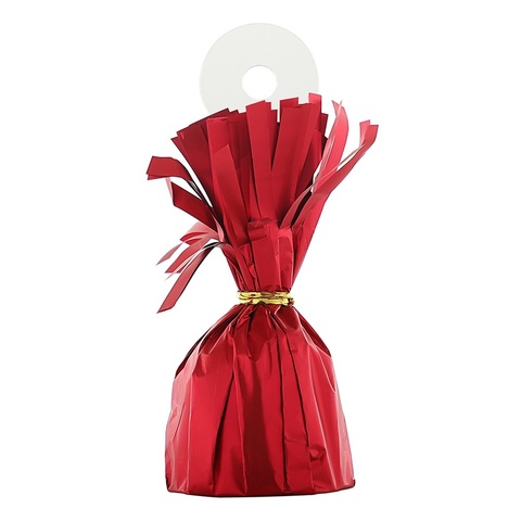 Грузик для шара, Конус, Красный, 170 г, 1 шт.