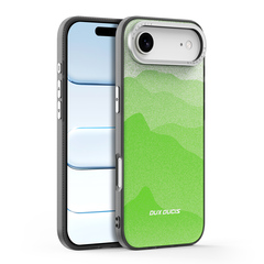 Чехол с MagSafe зеленого цвета (Dark Green) для iPhone Air, серия Moro Series Magnetic от Dux Ducis