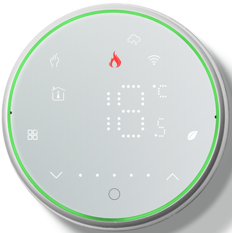 Термостат для теплого электрического пола серия 6001, Wifi, 16A, белый, ПО SmartLife