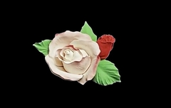 Силиконовый молд Роза с бутоном