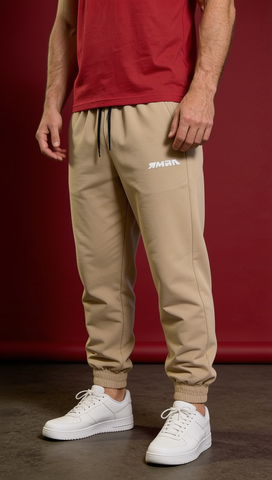 Джоггеры с вышивкой "ЯМАЛ" бежевые