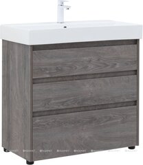 Aquanet 307079 Тумба с раковиной Nova Lite 85 (SLIM SYNERGY) 3 ящ. цв. дуб рошелье (307079) фото