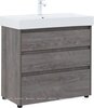 Aquanet 307079 Тумба с раковиной Nova Lite 85 (SLIM SYNERGY) 3 ящ. цв. дуб рошелье (307079)