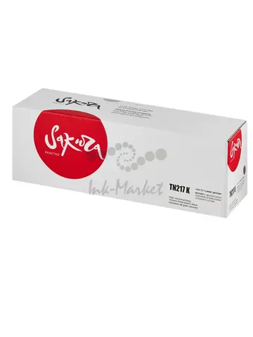 Картридж Sakura TN217BK для Brother DCP-L3550CDW, DCP-L3550, HL-L3230CDW, HL-L3230, MFC-L3770CDW, MFC-L3770, черный, 3000 к.