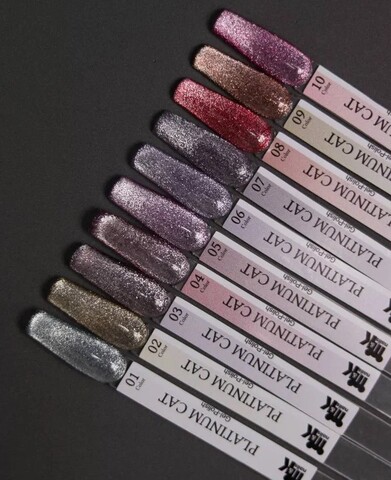 Гель-лак Platinum Cat (Платиновая кошка) 08, 10мл Mик