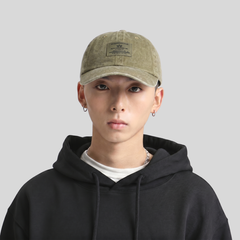 Бейсболка Alpha Industries Battlewash Cap Olive (Зеленая)