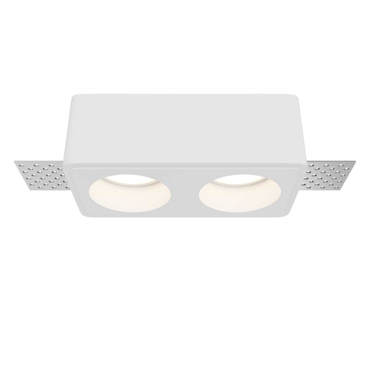 Встраиваемый светильник Maytoni Technical Gyps Modern DL123-GU10-02-W