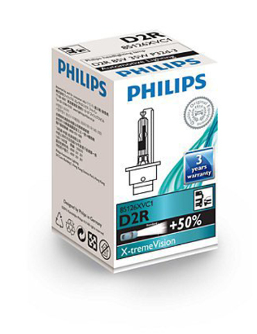 Лампа ксенон D2R (4800К) Philips X-tremeVision (картон)