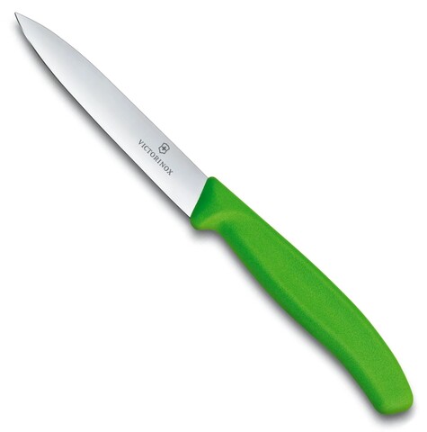 Нож Victorinox для резки и чистки овощей, зелёный (6.7706.L114) | Wenger-Victorinox.Ru