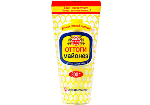 Майонез Оттоги золотой, 300г