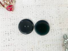 Пуговицы, d 2,1 см, 2 прокола, чёрный