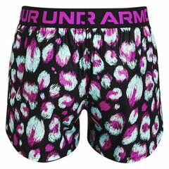 Детские шорты Under Armour Play Up Printed Shorts - black/breeze/meteor pink