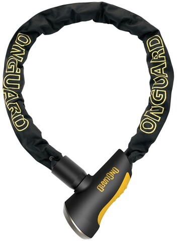 Картинка замок велосипедный OnGuard Chain Lock Key 120cm x 8mm - 1
