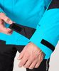 Премиальный теплый лыжный костюм Nordski Mount Black/Blue мужской