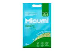 Miaumi TOFU наполнитель комкующийся для кошачьего туалета с ароматом зеленого чая 6 л