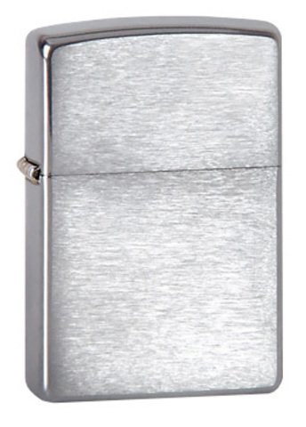 Зажигалка ZIPPO Classic Brushed Chrome латунь/никель-хром (200)