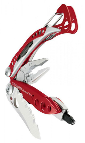 Мультитул Leatherman Skeletool RX 100 mm, 7 функций, красный (832312)