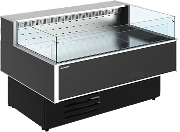 Витрина холодильная Cryspi Gamma Quadro Self 1200 с боковинами