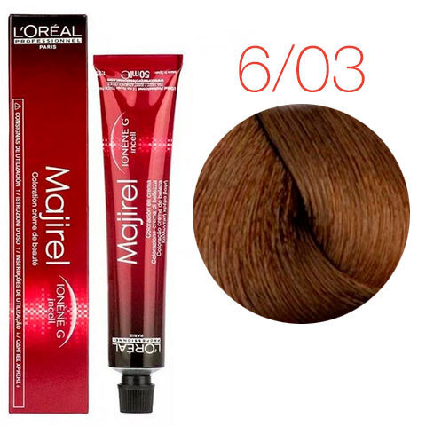 L'Oreal Professionnel Majirel 6.03 (Темный блондин натуральный золотистый) - Краска для волос