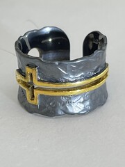 Крест Ч (кольцо из серебра)