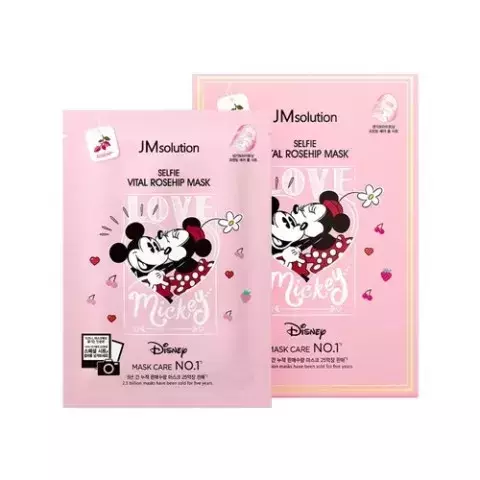 JMsolution Маска тканевая с шиповником Disney collection selfie vital rosehip mask