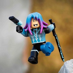 Роблокс Паркурщик с голубым лазером