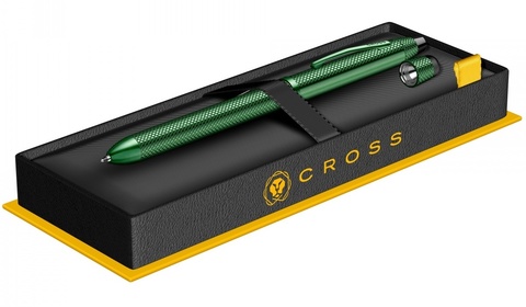 Ручка многофункциональная Cross Tech3 Plus, Matte Green PVD (AT0090-24)