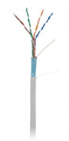 Кабель  NETLAN F/UTP 4pair, Cat5e, In, PVC (EC-UF004-5E-PVC-GY) (305м.)