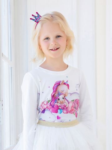 Лонгслив "Единорожка с малышом"