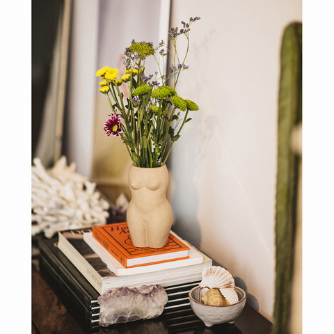 Ваза для цветов 18.8см Doiy Body White