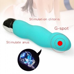 Вибратор Rolly голубой