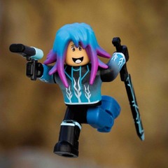 Роблокс Паркурщик с голубым лазером