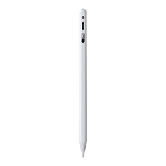 Стилус от Dux Ducis серии SP-06 белого цвета для планшетов iPad c 2024-, с индикатором заряда
