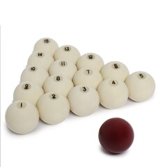 Шары Champion DeLuxe Pyramid ø68мм красный биток