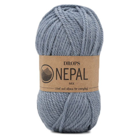 Пряжа Drops Nepal 8913 голубой меланж