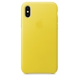 Силиконовый чехол Silicon Case WS для iPhone Xs Max (Желтый)
