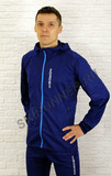 Беговая куртка с капюшоном Nordski Run Navy-Blue