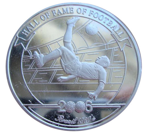 Уганда 2000 шиллингов 2006 Пеле Бразилия 1960 Зал славы футбола