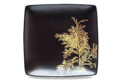 Набор тарелок 4шт 21x21см WD Lifestyle Singapore черный